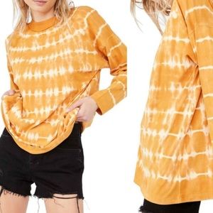 Free people tie die tunic